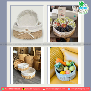 PRODUIT CHAUD Le plateau en rotin est un organisateur de cuisine polyvalent et élégant, parfait pour stocker les fruits et légumes - Product Image 6