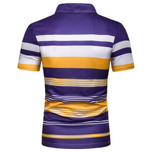 polo shirts Men's Comfortable Custom Sportswear Sublimation Short Sleeve Polo T-Shirts <b>Animal</b> V-Neck <b>Canvas</b> Casual Embroidered - Product Image 6