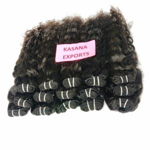 Venta al por mayor de onda profunda de trenzado virgen fabricantes de procesamiento sin paquete indio cutícula alineada tejiendo extensiones de cabello humano - Product Image 1