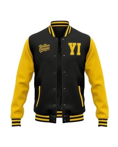 Veste Varsity pour homme en cuir, style universitaire, bomber, prix abordable, plusieurs couleurs, personnalisable - Product Image 1