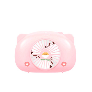 Mini Ventilatore Personale Portatile Ricaricabile con Luce, Colori Pastello, Indossabile e Pieghevole per Uso Domestico e in Auto - Product Image 5