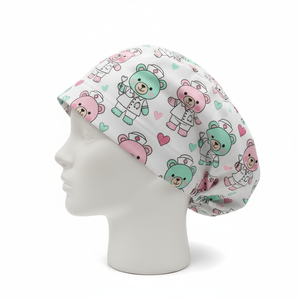 Gorro Quirúrgico de Algodón Puro con Diseño Personalizado para Salón de Belleza, Clínica, Uso Médico, Gorro de Enfermera - Product Image 5