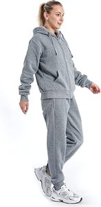 Survêtement polaire respirant 2 pièces pour femmes Ensemble de salon Pull décontracté à capuche avec poches pour le confort et le style hivernaux - Product Image 5