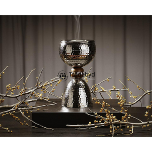 Brûleur Bakhoor en métal fait main Tradebyd de qualité supérieure Brûleur d'encens arabe de luxe pour les acheteurs de cadeaux uniques toutes saisons - Product Image 3