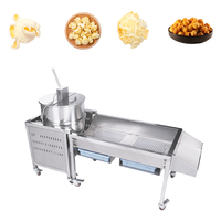 Machine à pop-corn de maïs de bouilloire de caramel commerciale d'acier inoxydable machine industrielle de fabricant de pop-corn à vendre