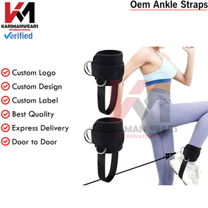 Sangles de cheville pour machine à câbles, sangles de jambe réglables avec rembourrage en néoprène pour les exercices de recul, les entraînements des fessiers et les exercices du bas du corps - Product Image 5