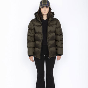 Wholesales Price Women Winter Short Padded Puffer Coats <b>Jackets</b> Outwear Thick Padding Puffer <b>Jackets</b> With Hooded - Product Image 6
