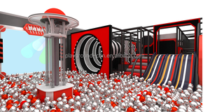 El más adorable Temático Atractivo Alta calidad Certificado Indoor Playzone Trampoline Park Ninja Course <span class=keywords><strong>para</strong></span> la venta - Product Image 5