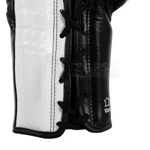 Gants de boxe ajustables en cuir pour le fitness Équipement d'entraînement MMA à lacets personnalisés - Product Image 4