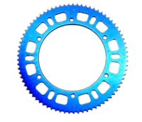 Pignon de chaîne à rouleaux 219 certifié ISO, dents moulées de précision, trempées haute fréquence, haute qualité pour la course tout-terrain longue distance