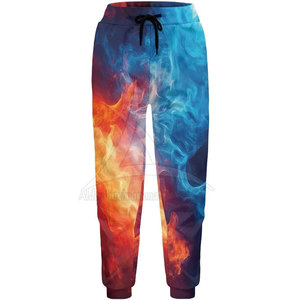 Pantalon décontracté pour homme en gros, automne-hiver, coupe droite, sublimation, qualité lavée premium, confortable, professionnel, 100% - Product Image 5