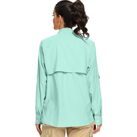 OEM Dames Femmes UPF 50 + Protection Solaire Extérieur Chemise à Manches Longues Séchage Rapide Ventilation Léger Lunettes Tissu Chemise de Pêche