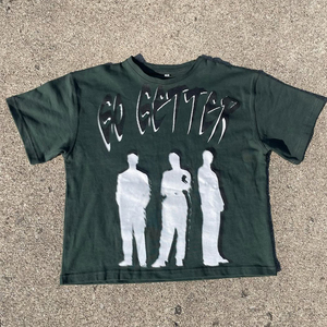 เสื้อยืดแขนสั้นทรงโอเวอร์ไซส์สไตล์สตรีทสำหรับผู้ชาย ออกแบบเองได้ ผลิตจากผ้าฝ้าย 100% พิมพ์ลายสกรีน ระบายอากาศได้ดี เป็นมิตรต่อสิ่งแวดล้อม แห้งเร็ว - Product Image 6