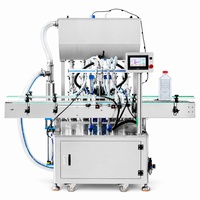 Machine de remplissage automatique de liquides et crèmes en bouteille, personnalisable, avec 1/2/4/6/8/10/12 têtes de remplissage, fabricant
