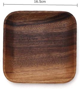 Plateau de service en bois artistique avec motif peint Plateau de service en bois rectangulaire polyvalent pour la maison à bas prix - Product Image 3