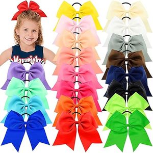 Ribbon Cổ Vũ Cung đàn hồi tóc Tie ban nhạc cho cô gái 8 "lớn cổ Vũ Cung cho cô gái - Product Image 1