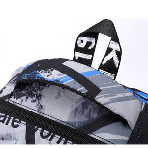 Sac à dos d'équipe de basketball en nylon et polyester, grande capacité, compartiment à chaussures, voyage, extérieur, durable, ligue BB-0077, lettre - Product Image 4