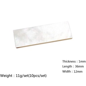 Vente en gros de feuilles rectangulaires en nacre naturelle Plaques de coquille de vadrouille de qualité supérieure pour incrustation - Product Image 6