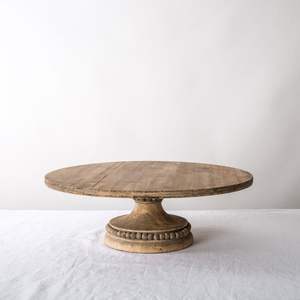 Rustic wooden 4 <b>tier</b> <b>cake</b> <b>stand</b> with vintage charm perfect for country weddings gatherings or seasonal holiday dessert displays - Product Image 2