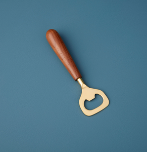 2025 el más nuevo abrebotellas de madera de acero inoxidable para el hogar boda elegante utensilios de cocina de Metal para abridor de tarros de cerveza de vino - Product Image 4