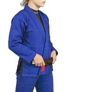 Unisexe de haute qualité BJJ Gi personnalisé OEM karaté Arts martiaux différentes couleurs femmes hommes-prix de gros Jiu Jitsu uniformes - Product Image 1