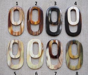 Pendientes de Cuerno de Búfalo Hechos a Mano de Alta Calidad, Pendientes de Cuerno de Búfalo Naturales para Mujer, Gran Venta - Product Image 3