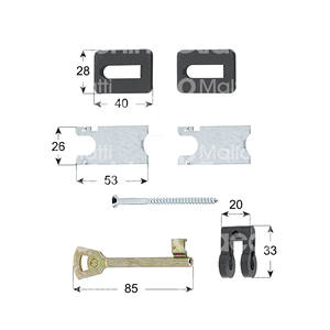 ADAPTADOR encriptado para llaves tipo cerradura patentada para puertas cortafuegos - Product Image 1