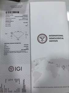 Aniva เพชร1.02Ct มรกตเจียระไนแบบหลวมสำหรับทำเครื่องประดับที่มีใบรับรอง IGI CVD HPHT - Product Image 6