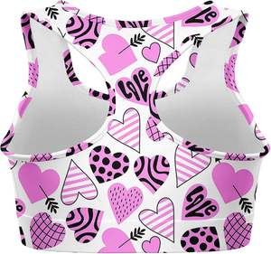 สปอร์ตบราระบายอากาศได้ดีสำหรับผู้หญิงเสื้อออกกำลังกายวิ่งโยคะฟิตเนสพิมพ์โลโก้ได้ตามต้องการ - Product Image 3