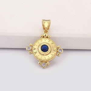 Collezione di Ciondoli Art Deco all'Ingrosso, Placcati in Oro/Argento con Pietre Preziose, Charm Retrò per Bambini, Importatori e <span class=keywords><strong>Distributori</strong></span> - Product Image 6