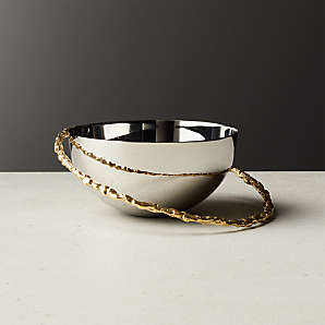 ชามเสิร์ฟสเตนเลสสตีลสีเงินแบบคลาสสิกสำหรับห้องครัวและโต๊ะเสิร์ฟอาหารและของหวานแสนอร่อย - Product Image 2