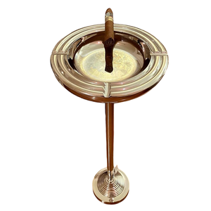 Cenicero de Metal Antiguo para Oficina, Hotel, Decoración de Interiores, Cenicero Portátil de Lujo Personalizado con Soporte - Product Image 5