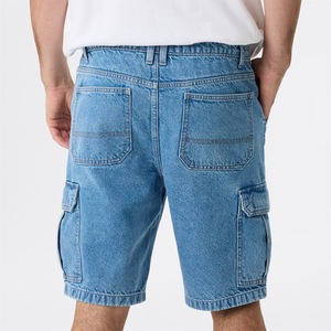 Short en jean décontracté pour homme de bonne qualité, été, écologique, respirant, coupe ample, léger, avec poche avant et arrière - Product Image 2