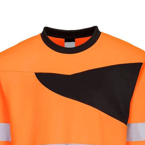 Safety Sweatshirt Hi <b>Vis</b> Workwear Reflective cotton / Polyester Mesh Construction Customizable Manufacture Hi <b>Vis</b> Workwear - Product Image 3