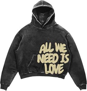 Sudadera con Capucha de Diseño Moderno y Estilo Hiphop, Estilo Americano, Tendencia Casual y Elegante - Product Image 1