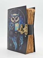Journal intime en cuir indien Journal Hibou Journal en cuir vintage Livre des ombres Grimoire Journal en cuir Journal intime