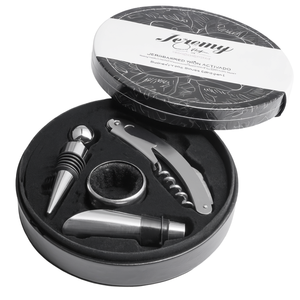 Set Vino Personalizzato Jeremy - Gadget Regalo Aziendale - Product Image 3