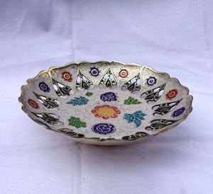 Tazón de Metal para Servir Alimentos, Hecho a Mano, Pulido, Color Personalizado, para Uso en Restaurantes y Hoteles, Tazón Elegante para Frutas para Mesa de Fiesta - Product Image 5