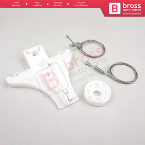 Kit de reparación de regulador de ventana BWR262 puerta trasera derecha para Pas. Sat B5 B5.5 3B 3BG Skoda Superb MK1 B5 3U 3B5839462 Bross Auto Parts - Product Image 3
