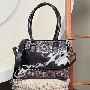 กระเป๋าโท้ทหนังสะพายข้างสำหรับผู้หญิงหนังแท้แบบถือมีสายคาดไหล่กระเป๋าหนังวัวแบบปรับแต่งได้ - Product Image 1