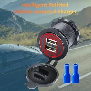 Cargador Universal Dual de 4.2A para Autobús, Barco, Adaptador de Corriente para Teléfono Móvil, Toma de Corriente Doble USB de 24V 12V para Automóvil - Product Image 1