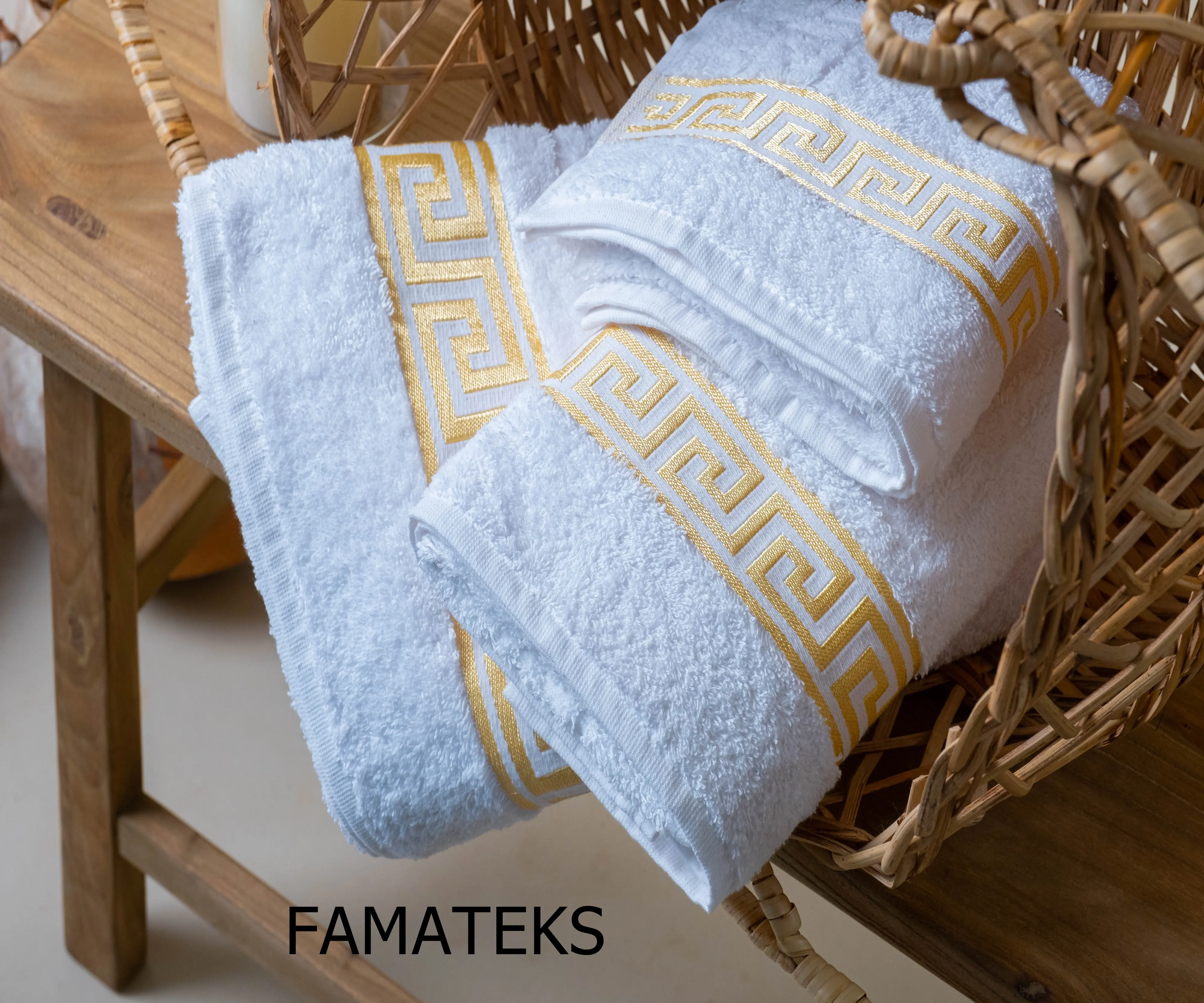 Toalhas de algodão turco macio e super absorvente, alta qualidade, personalizadas, borda aztec, toalhas de banho de luxo, têxtil para casa