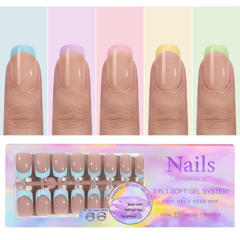 French Tip Press On Nails