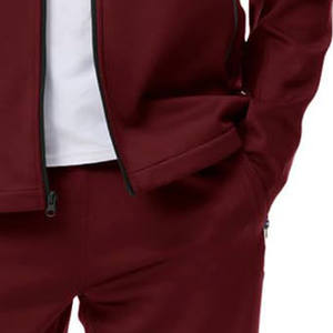 Ropa deportiva ajustada para hombre, conjunto de chándal para correr, estampado de logotipo personalizado, informal de invierno, 2 uds., Spandex, gimnasio, Fitness, en blanco del fabricante - Product Image 2