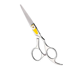Ciseaux de salon en acier inoxydable 420 imprimés floraux enduits au plasma Ciseaux de coiffeur pointus pour la coupe de cheveux pour les salons et la beauté - Product Image 2