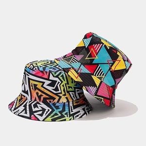 หมวกบักเก็ตโพลีเอสเตอร์น้ำหนักเบา ระบายอากาศได้ดี ปรับขนาดได้ ใส่ได้ทั้งชายหญิง ปักโลโก้ตามสั่ง ลายพิมพ์แบบซับลิเมชั่นสำหรับผู้ใหญ่ ลายเรียบ - Product Image 4