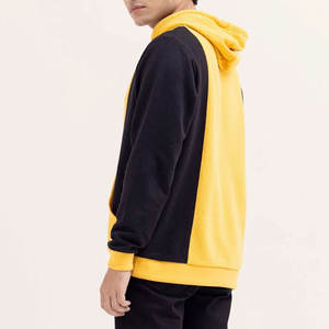 เสื้อสเวตเตอร์ผ้าฝ้ายมีฮู้ดสำหรับผู้ชายเสื้อฮู้ดแบบสวมหัวมีสีทึบแฟชั่นสำหรับเล่นกีฬาปรับแต่งได้ - Product Image 3