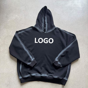 Vente en gros OEM Sweat à capuche de plein air pour hommes pas cher prix Top qualité pull 100% coton hommes Sun Faded Hoodies - Product Image 2