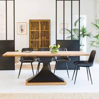 Table de salle à manger en bois d'acacia de Montréal