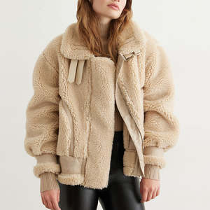 Nouvelle veste en cuir PU pour femmes et filles, veste de motard, printemps automne, manches longues, décontractée, slim, couleur unie, fermeture éclair, veste décontractée - Product Image 2